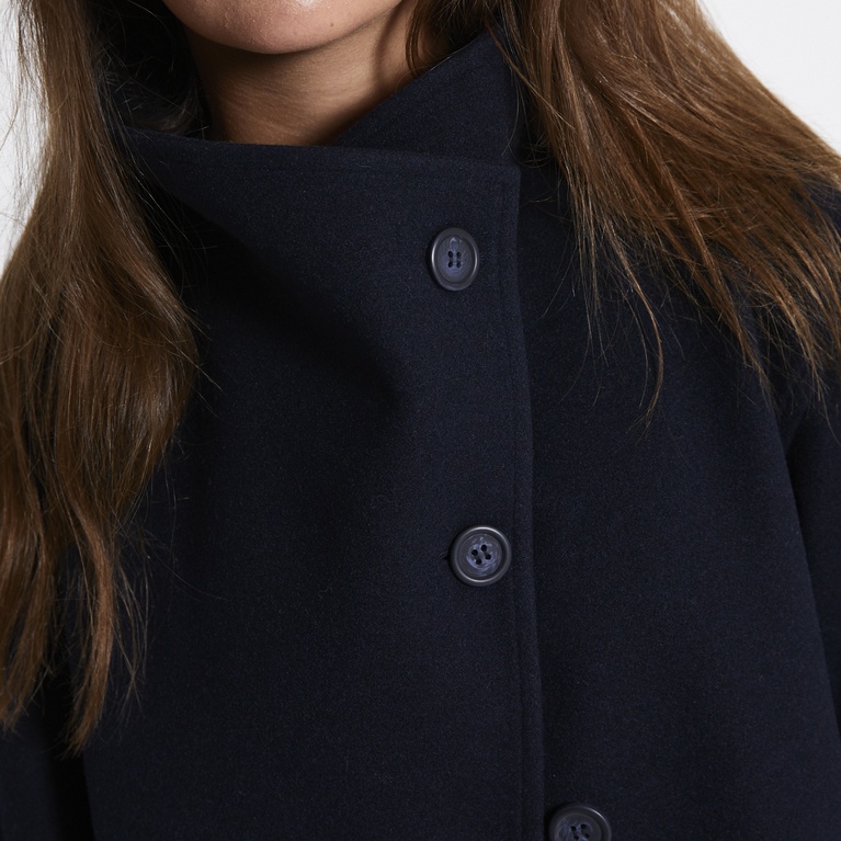 Funnel neck jacket "Blaire" Dark Blue